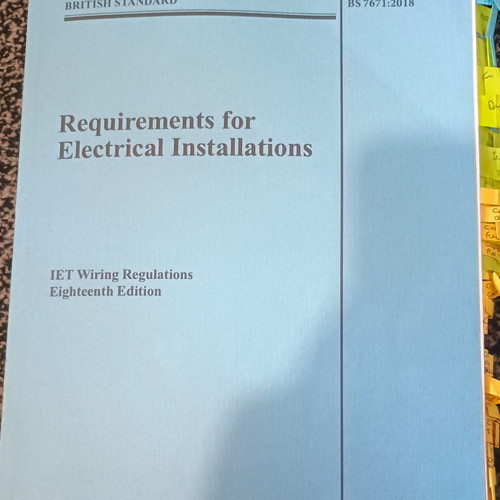 Iet wiring regulations - iet, bs