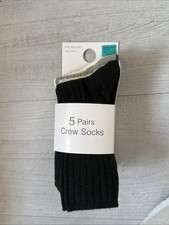 Primark 5 Pairs Crew Socks