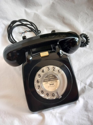 Vintage rotary dial telephone - rotary,
