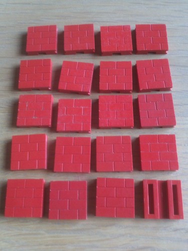 Bayko red bakelite - bayko, (plimpton)