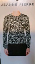 Womens Black Leopard Print