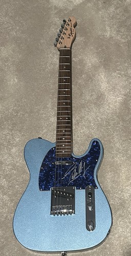 Eddie money signed - signed, guitar