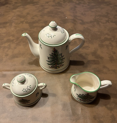 Spode christmas tree teapot - spode,