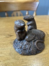 Resin Sculpture showing 3 Mice