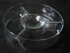 Vintage Krosno Round Clear