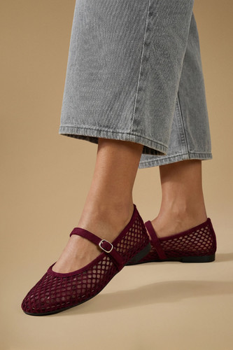 Oasis burgundy ballet - burgundy, pumps
