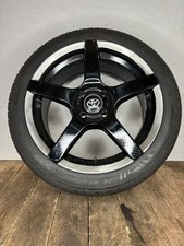 Calibre Pace 4x100 16 Inch by 7J Black and Silver with Toyota Cap Wheel Set