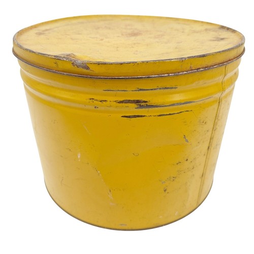 Vintage yellow large metal - vintage,