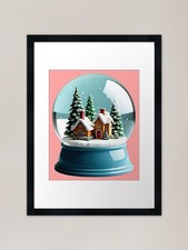 Snow Globe Village Scene