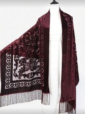 Vintage Silk Blend  Burgundy