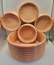 Cottagecore wooden salad bowl - cottagecore,