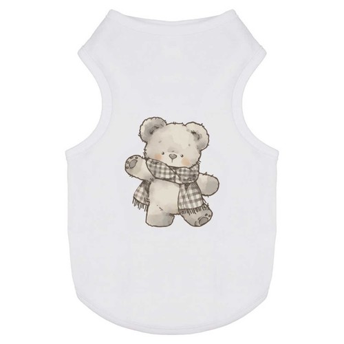 Teddy bear wearing - wearing, scarf'