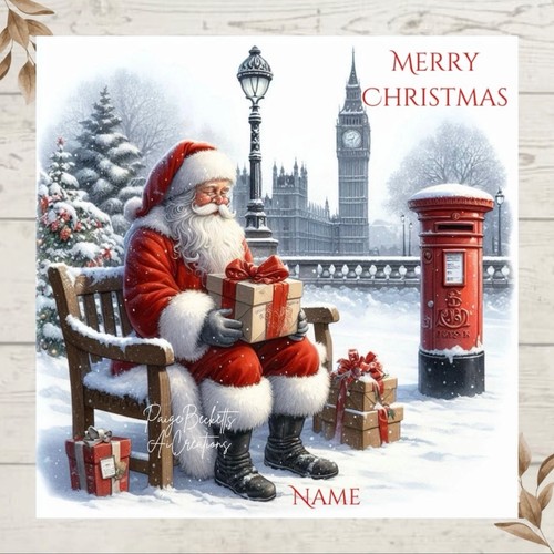 Personalised father christmas - personalised,