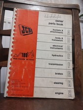 JCB Excavator Loader Owners Part Book No 9801/0205 No 55500 Service Manual Book