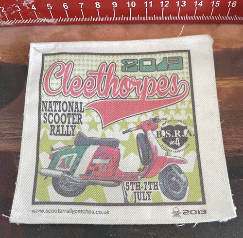 Mod scooter cloth patch - cloth,