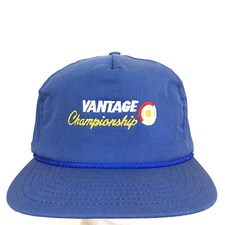 Vtg Vantage Golf Hat Spell Out