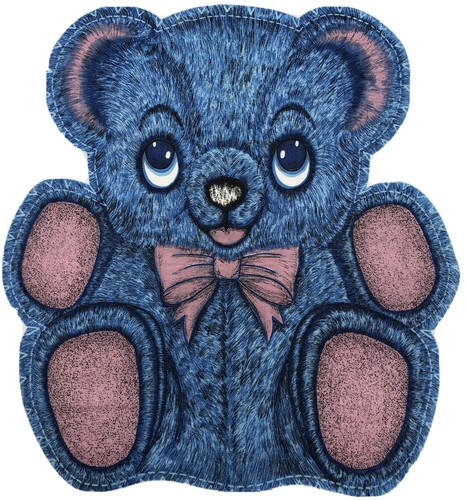Vintage classic blue bear - vintage,