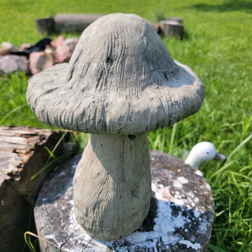 Concrete rustic toad - concrete, stool