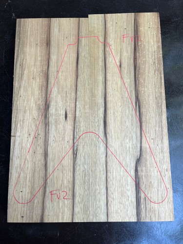 Black limba korina 2 piece - limba, /