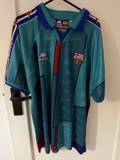 Fc Barcelona 1995/1996 Away Football Shirt XL Kappa Men’s FCB Barca