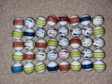 40 Taylormade Stripe and Ink golf balls for the range