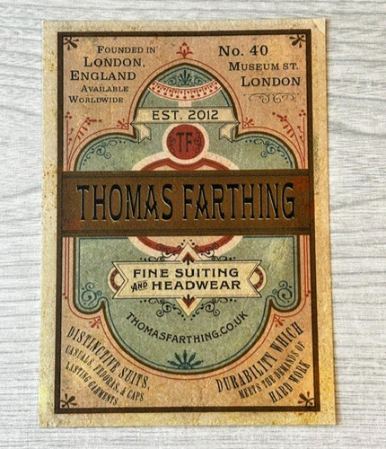 New thomas farthing london - thomas,