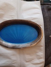 Small Blue Guilloche Enamel
