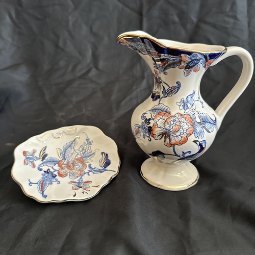 Mason small jug and soap - and,