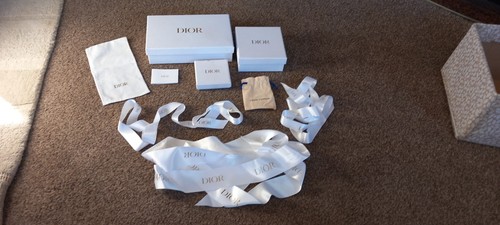 Dior empty boxs and ribbon - empty, x