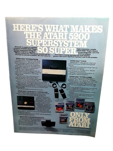 1983 atari 5200 - atari,