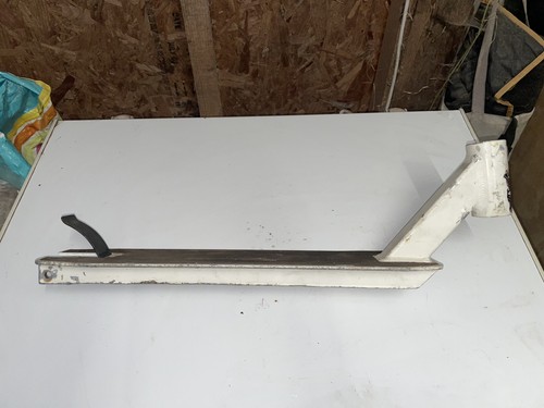 Slamm scooter deck - scooter, white