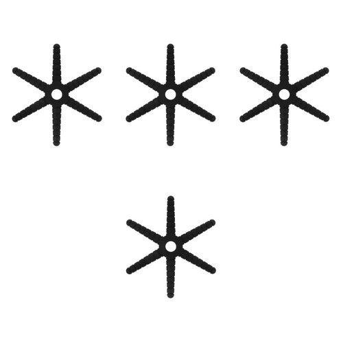 4pcs stable black - 4pcs,
