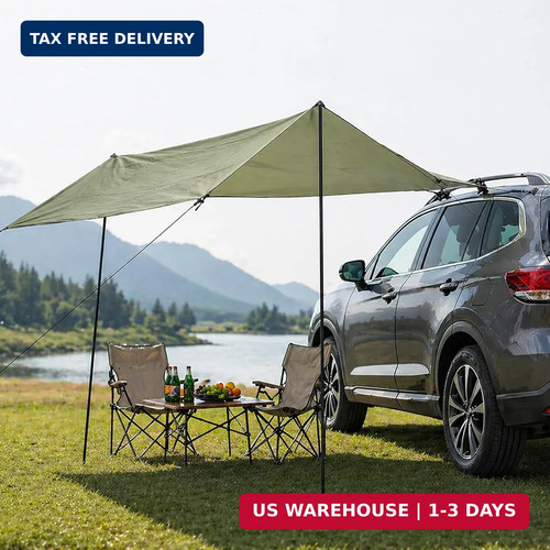 Portable car awning for suv - car,