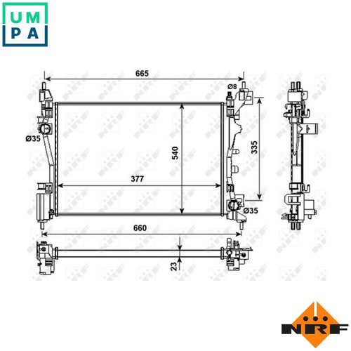 Radiator engine cooling - radiator,