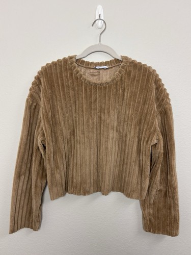 Zara ribbed plush cropped - plush,