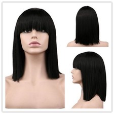 Set Fashionable Straight Bangs Simulated Shoulder-length Women's Wig Hot