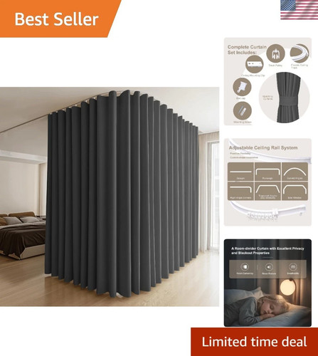 Room divider curtain set - divider,