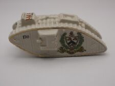 WW1 Crested China Model - Creme De Menthe 130 Tank - Grimsby Crest
