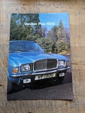 1978 Vanden Plas 1500 Sales Brochure