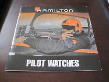 Hamilton Khaki Pilot Watches Brochure Booklet Aviation Airplane Helicopter Jet