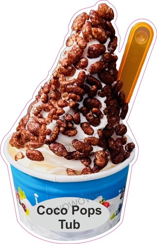 Ice cream van sticker coco - ice,