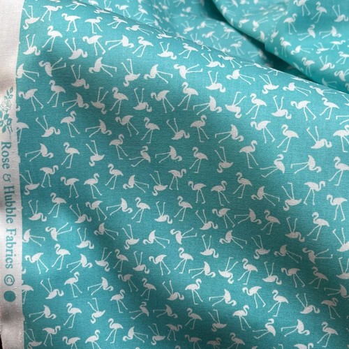 Cotton poplin small - poplin, flamingo