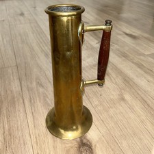 Antique Vintage ROYAL NAVY Brass Steam Ship Salinometer 12” Engine Room Test Jug