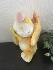 Vintage Barney And Friends Dog Plush Toy Holding A Flower 1989