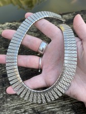 Silver Toned Cleopatra Fringe
