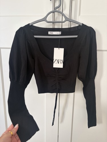 Zara black cropped - black,