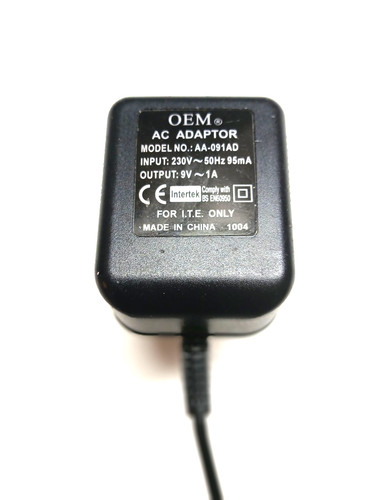Oem adaptor 091ad 9v - adaptor, 9v~1a
