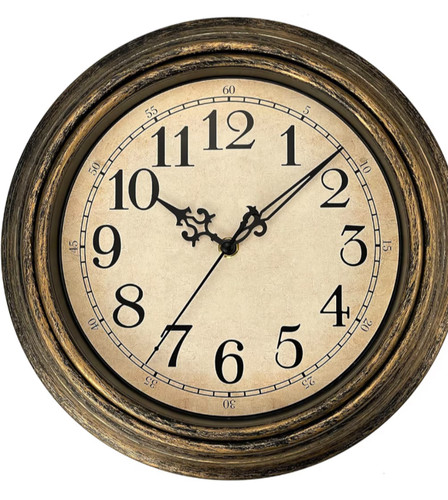 Retro wall clock - retro, 12"