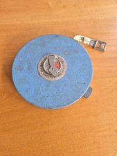 Vintage Chesterman Tape Measure Fibron 30m 100ft, Made in  England.