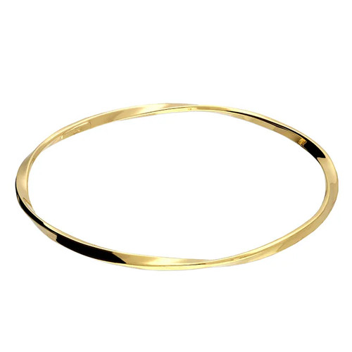 Bangle sterling silver gold - sterling,